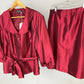 DANA KAY BURGUNDY SKIRT SUIT SZ 22W