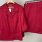 GIORGIO SANT’ ANGELO WINE SUIT SZ 22W