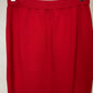 ST JOHN EVENING RED/BLACK SKIRT SUIT SZ 4/6