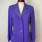 ST JOHN COLLECTION PURPLE BLAZER SZ 10