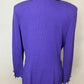 ST JOHN COLLECTION PURPLE BLAZER SZ 10
