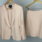 ST JOHN COUTURE PEACH SKIRT SUIT SZ 14