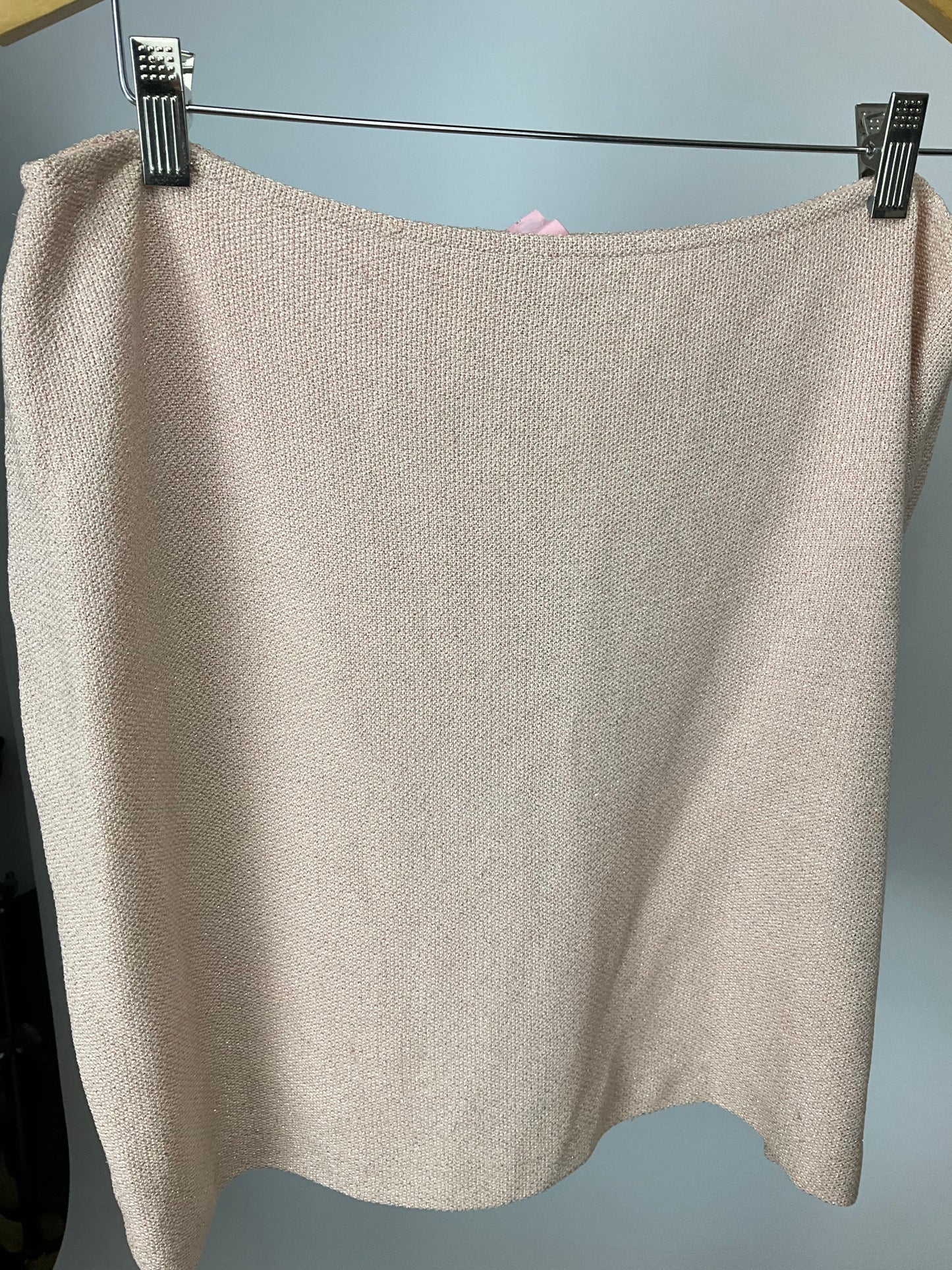 ST JOHN COUTURE PEACH SKIRT SUIT SZ 14