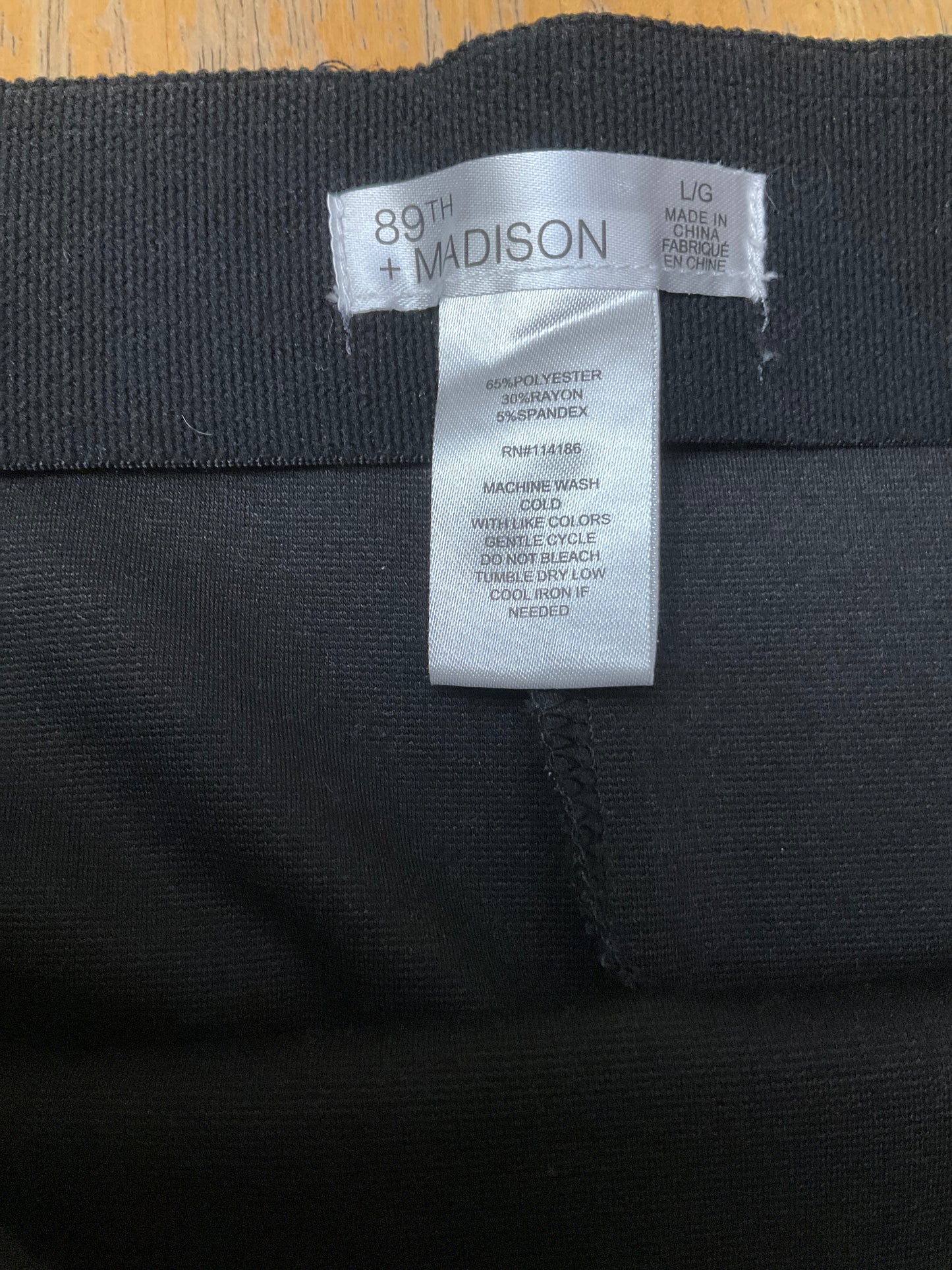 89TH MADISON BROWN/GREEN SKIRT SZ L