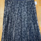 LULAROE BLUE SILVER SKIRT SZ 16-18