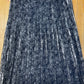 LULAROE BLUE SILVER SKIRT SZ 16-18
