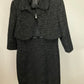 TAHARI BLACK DRESS SUIT SZ 8