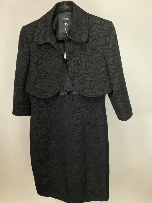 TAHARI BLACK DRESS SUIT SZ 8