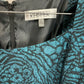 KASPER TEAL/BLACK DRESS SUIT SZ 10/14
