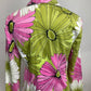 JOSEPH RIBKOFF PINK/GREEN JACKET SZ 10