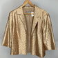 TAN JAY GOLD BLAZER SZ 14P