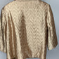 TAN JAY GOLD BLAZER SZ 14P