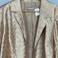 TAN JAY GOLD BLAZER SZ 14P