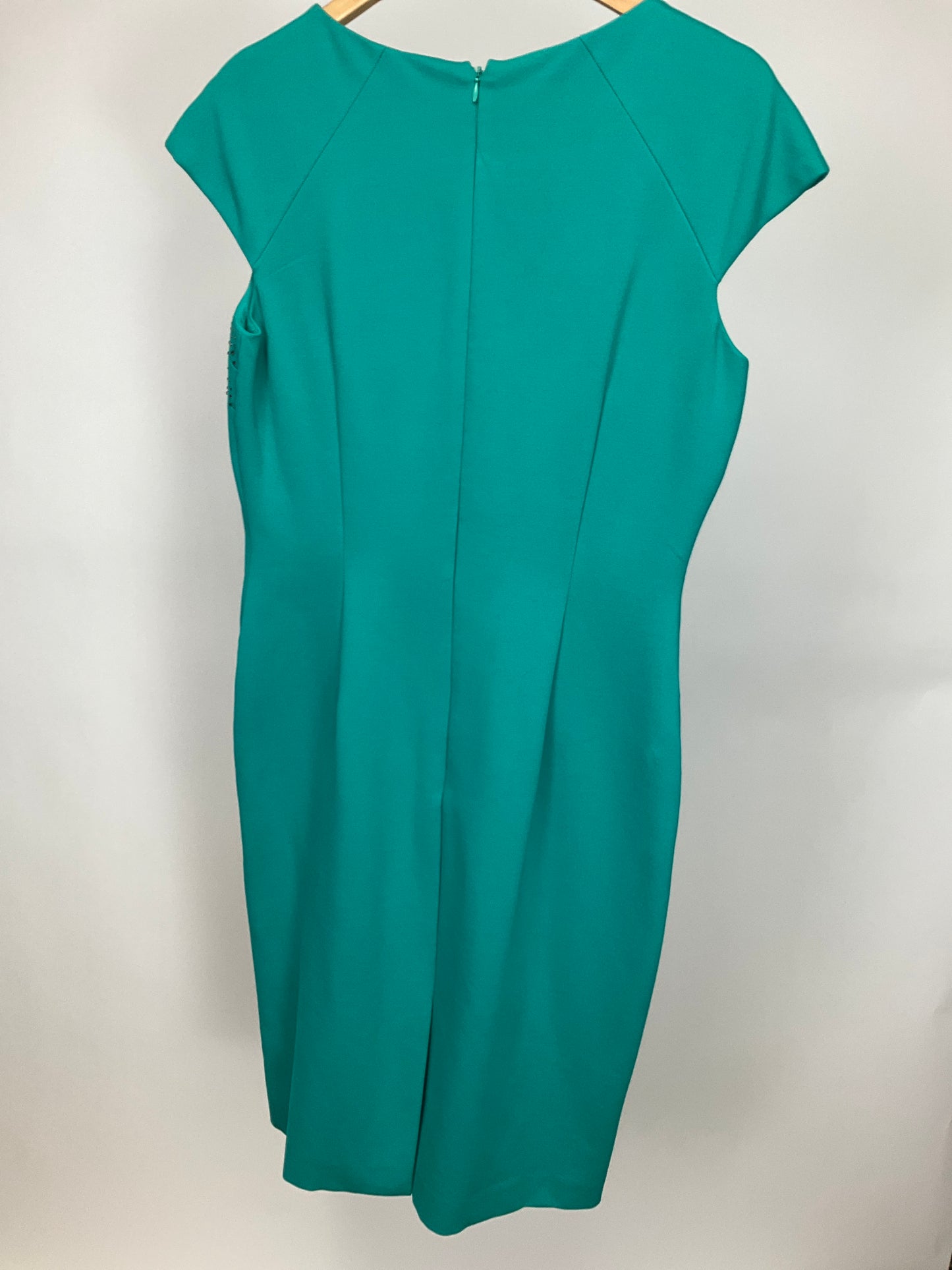 ANTONIO MELANI TEAL DRESS SZ 6