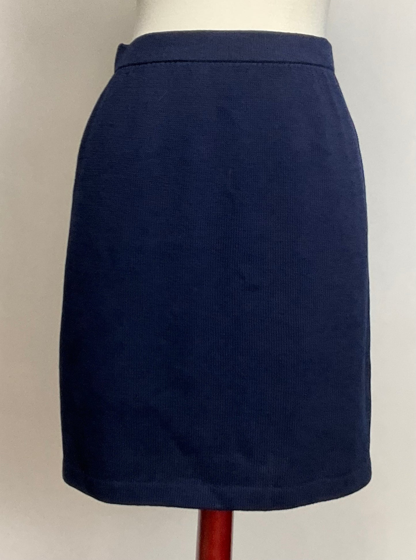 ST JOHN COLLECTION NAVY BLUE SKIRT SUIT SZ 4