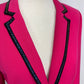 ANNE KLEIN PINK/BLACK BLAZER SZ 6