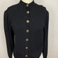ST JOHN BY MARIE GRAY BLACK CARDIGAN SZ 14