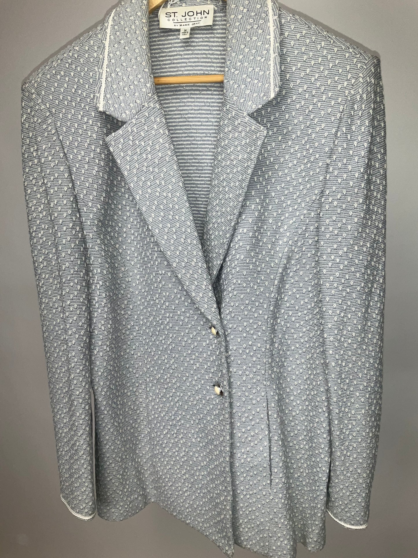 ST JOHN COLLECTION BLUE/CREAM