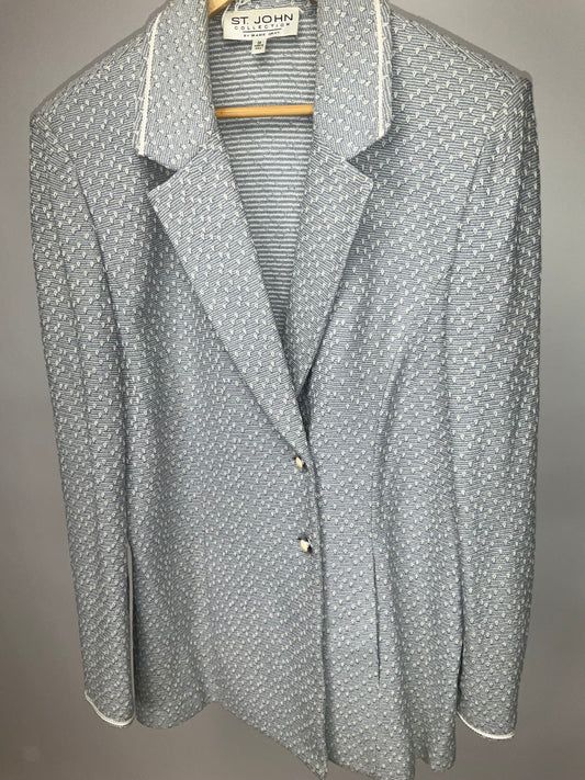 ST JOHN COLLECTION BLUE/CREAM