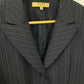 ALEX MARIE BLACK PINSTRIPE SKIRT SUIT SZ 10/12