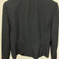 ALEX MARIE BLACK PINSTRIPE SKIRT SUIT SZ 10/12