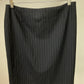 ALEX MARIE BLACK PINSTRIPE SKIRT SUIT SZ 10/12