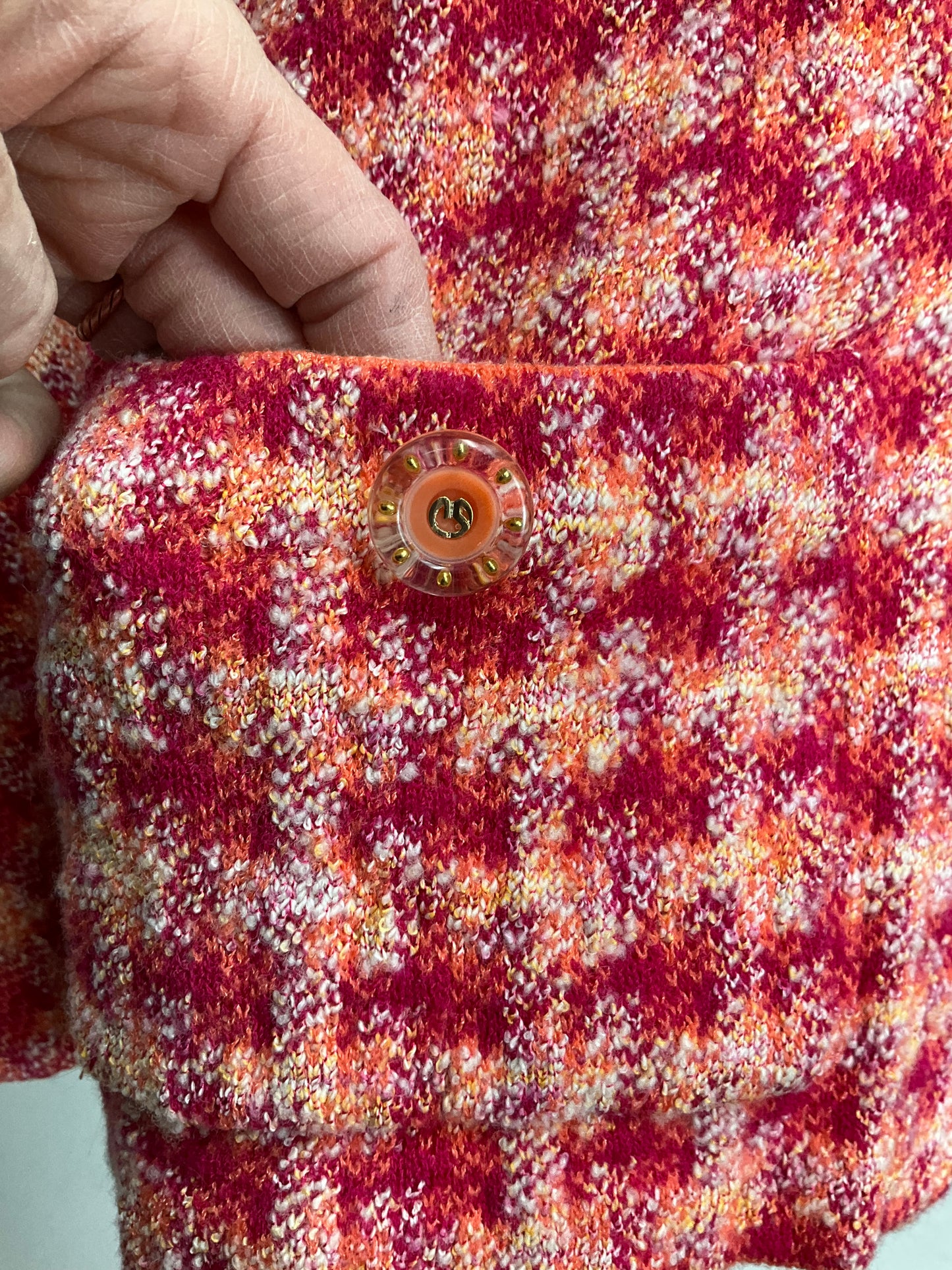 ST JOHN COLLECTION PINK SKIRT SUIT SZ 8