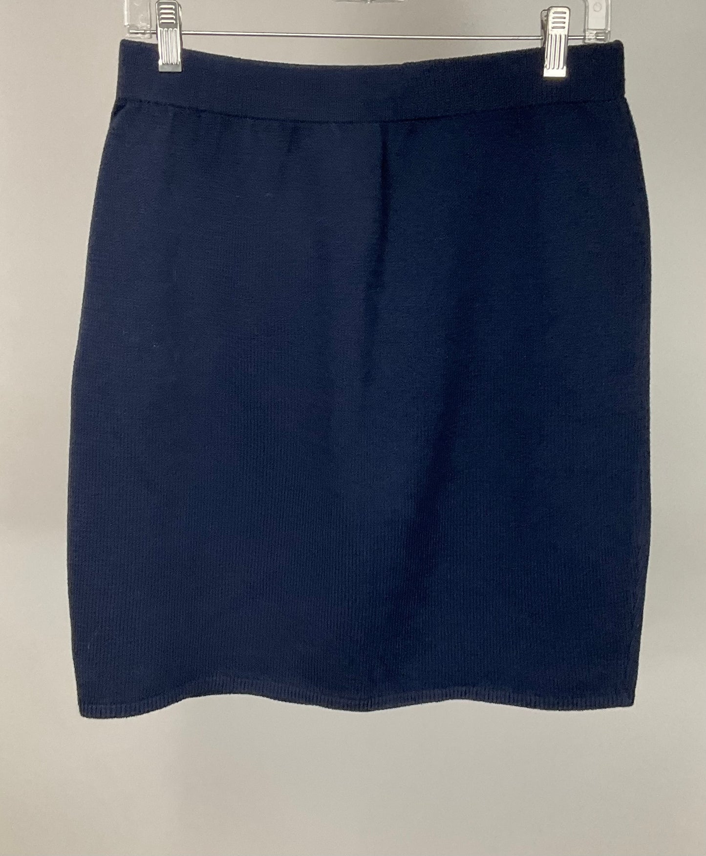 ST JOHN COLLECTION NAVY BLUE SKIRT SUIT SZ 10