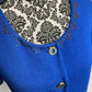 ST JOHN COLLECTION ROYAL BLUE SKIRT SUIT SZ 10