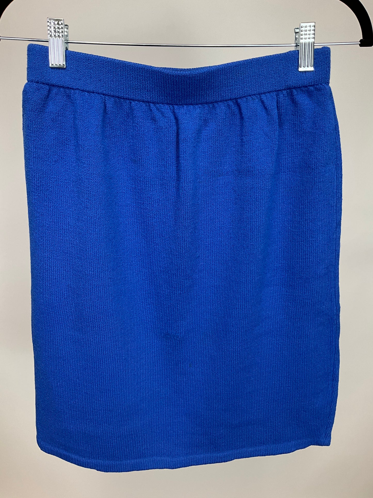 ST JOHN COLLECTION ROYAL BLUE SKIRT SUIT SZ 10