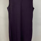 ST JOHN ESSENTIALS PLUM DRESS SZ 6