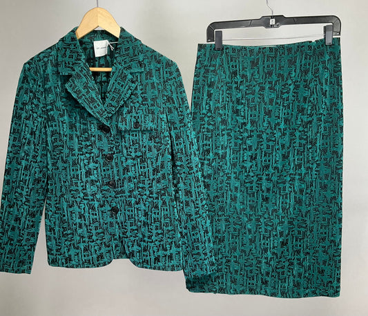 ST JOHN TEAL/BLACK SZ 6