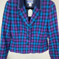 PENDLETON BLUE/PURPLE SKIRT SUIT SZ 12