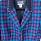 PENDLETON BLUE/PURPLE SKIRT SUIT SZ 12