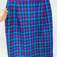 PENDLETON BLUE/PURPLE SKIRT SUIT SZ 12