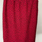 ST JOHN ESSENTIALS BLACK RED SKIRT SUIT SZ 8