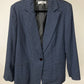 KASPER BLUE & WHITE BLAZER SZ 16