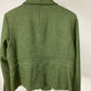 LL BEAN GREEN WOOL BLAZER SZ 16
