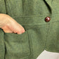 LL BEAN GREEN WOOL BLAZER SZ 16