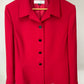 TAHARI RED BLAZER SZ 16