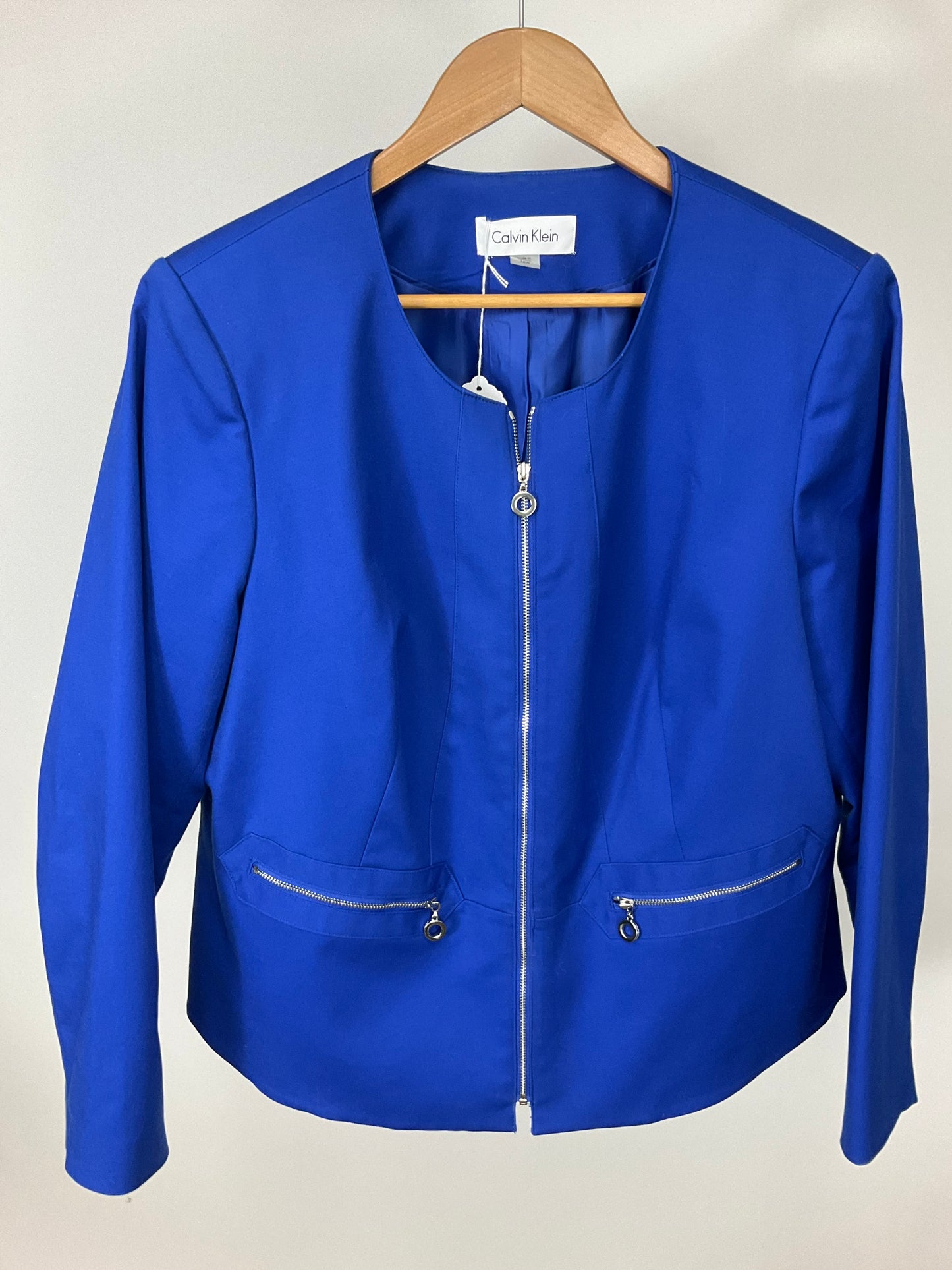 CALVIN KLEIN BLUE BLAZER SZ 16W