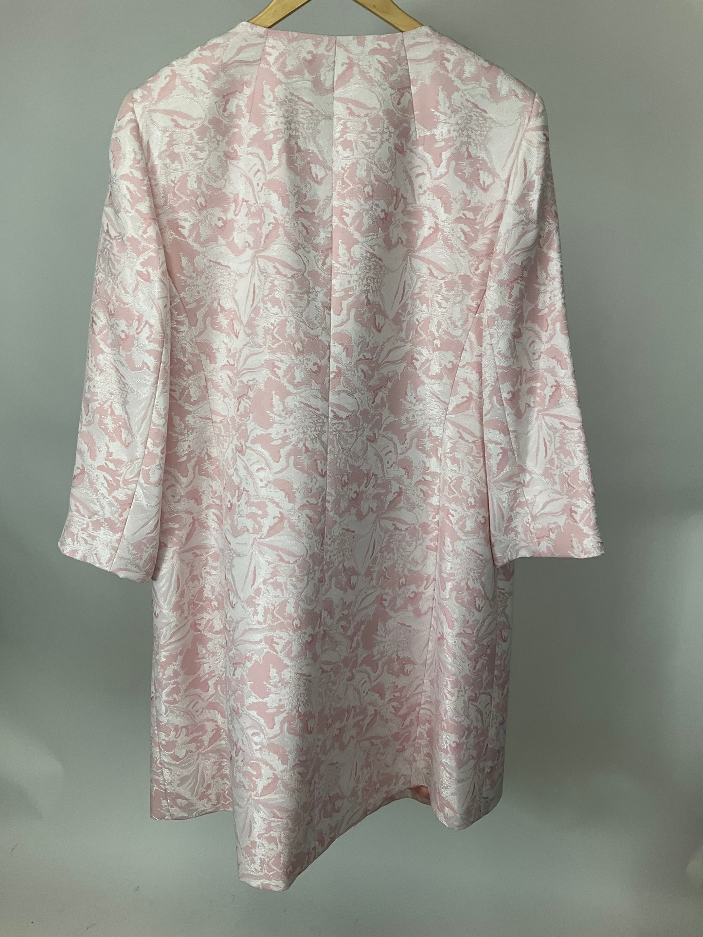 KASPER PINK WHITE BLAZER SZ 18W