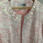 KASPER PINK WHITE BLAZER SZ 18W
