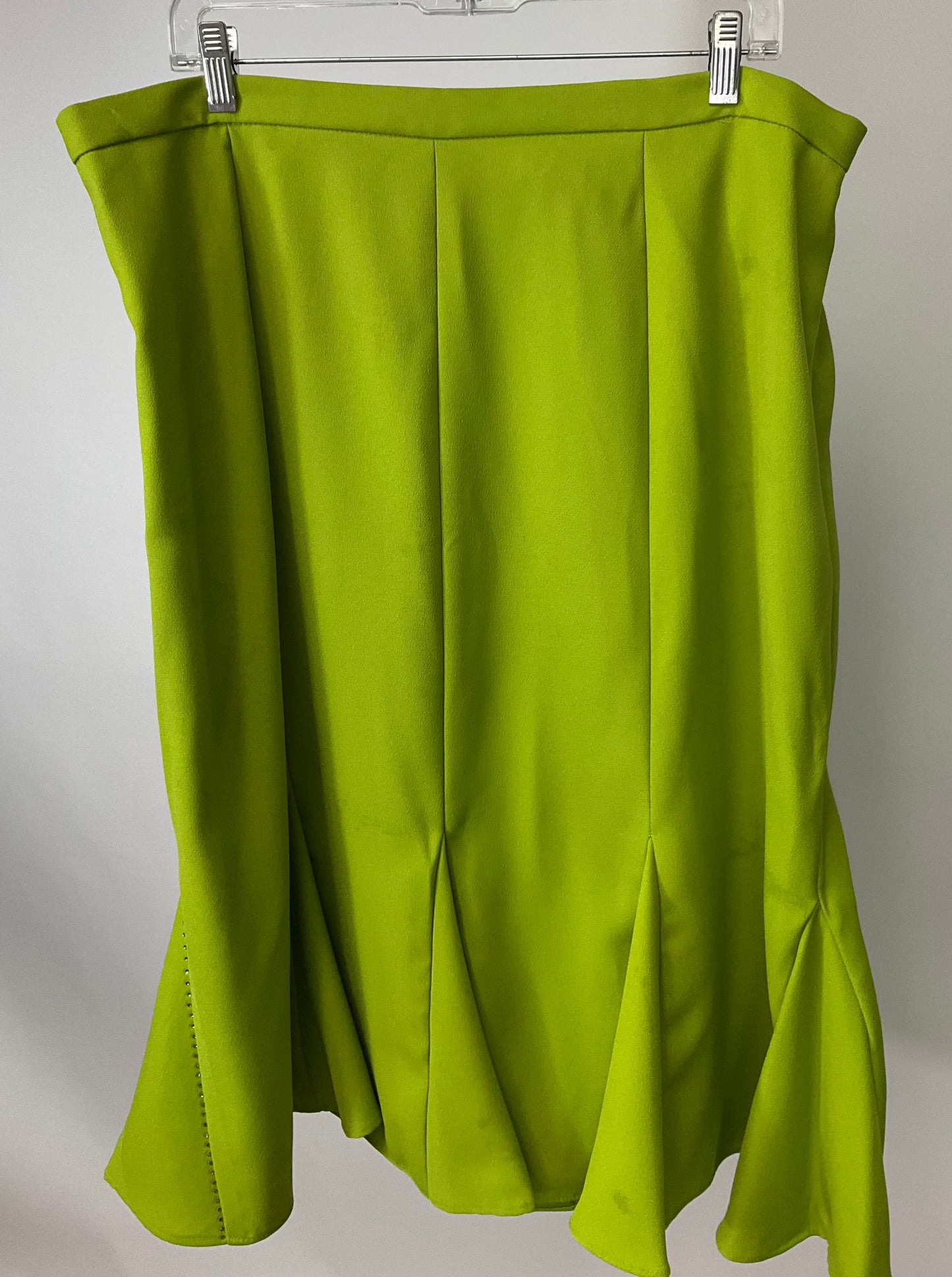 MIDNIGHT VELVET GREEN SKIRT SUIT SZ 20W