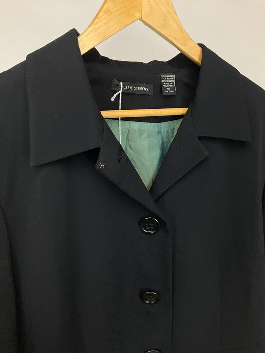 VALERIE STEVENS BLACK BLAZER SZ 16