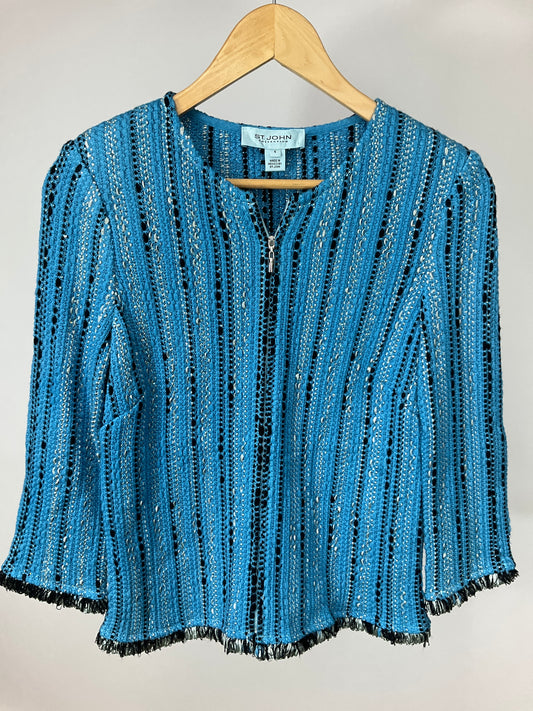 ST JOHN COLLECTION BLUE SZ 4