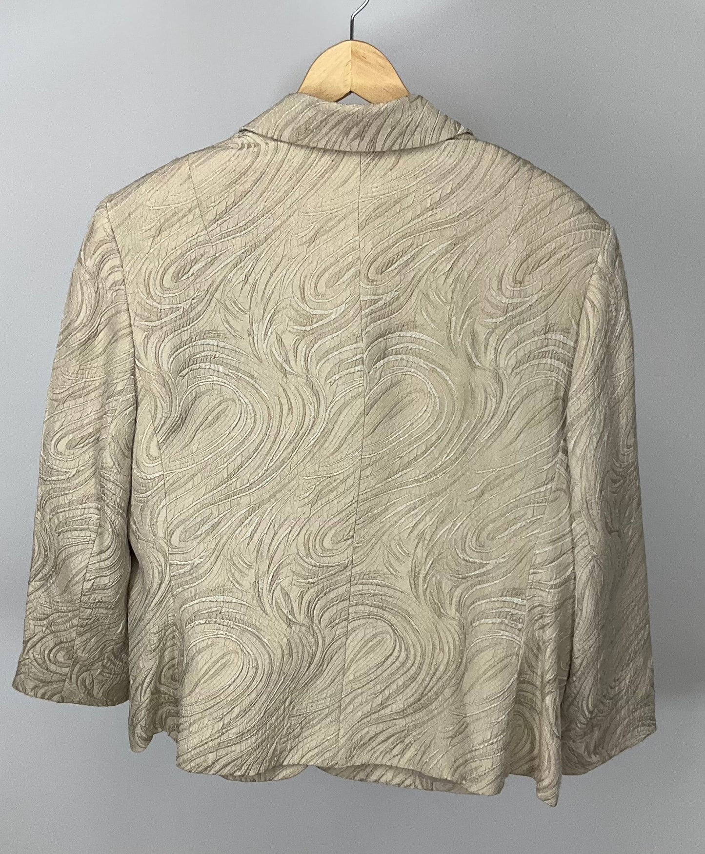 EMILY TAN/GOLD SKIRT SUIT SZ 18W