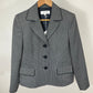 SUIT STUDIO BLUE/WHITE SKIRT SUIT SZ 10