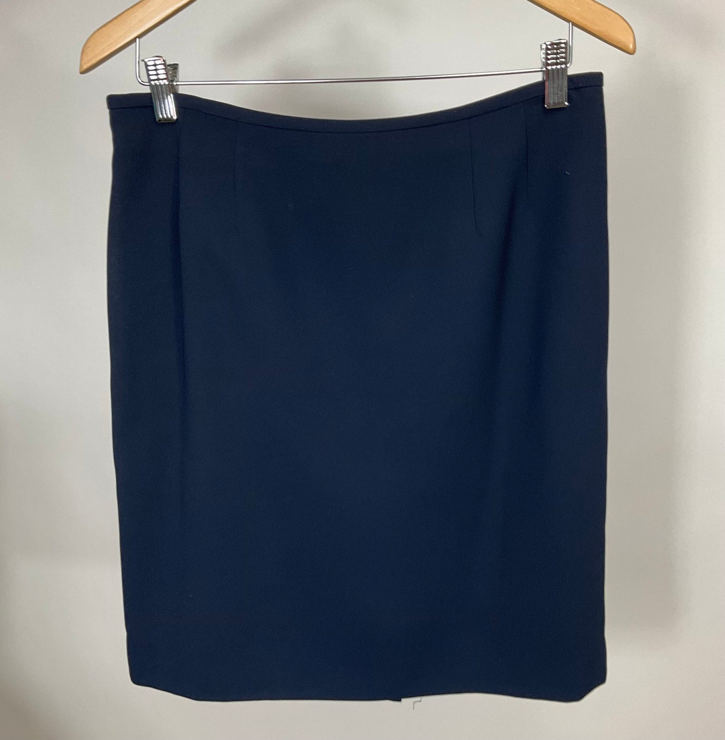 SUIT STUDIO BLUE/WHITE SKIRT SUIT SZ 10