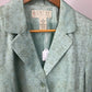 NORTON MCNAUGHTON GREEN TAN SKIRT SUIT SZ 12